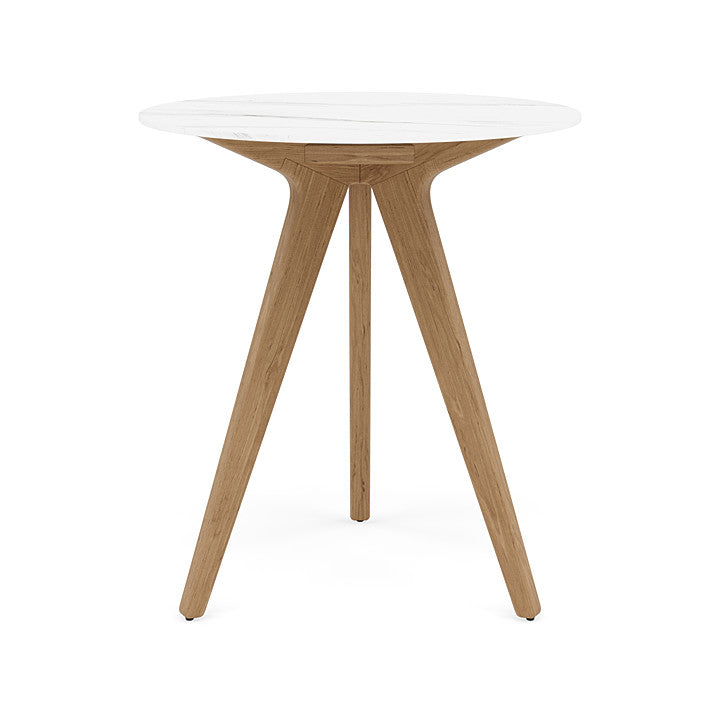 Manutti Torsa Counter Height Round Dining Table With 80 cm Width and 91 cm Height