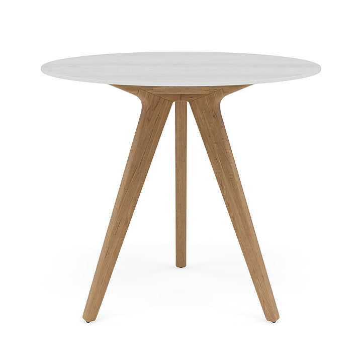 Manutti Torsa Counter Height Round Dining Table With 100 cm Width and 91 cm Height