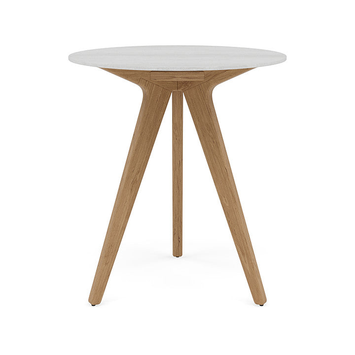 Manutti Torsa Counter Height Round Dining Table With 80 cm Width and 91 cm Height