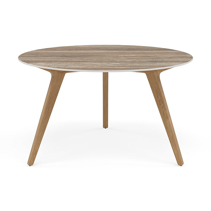 Manutti Torsa  Round Dining Table With 125 cm Width and 73 cm Height