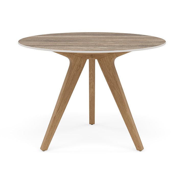 Manutti Torsa Round Dining Table With 100 cm Width and 73 cm Height