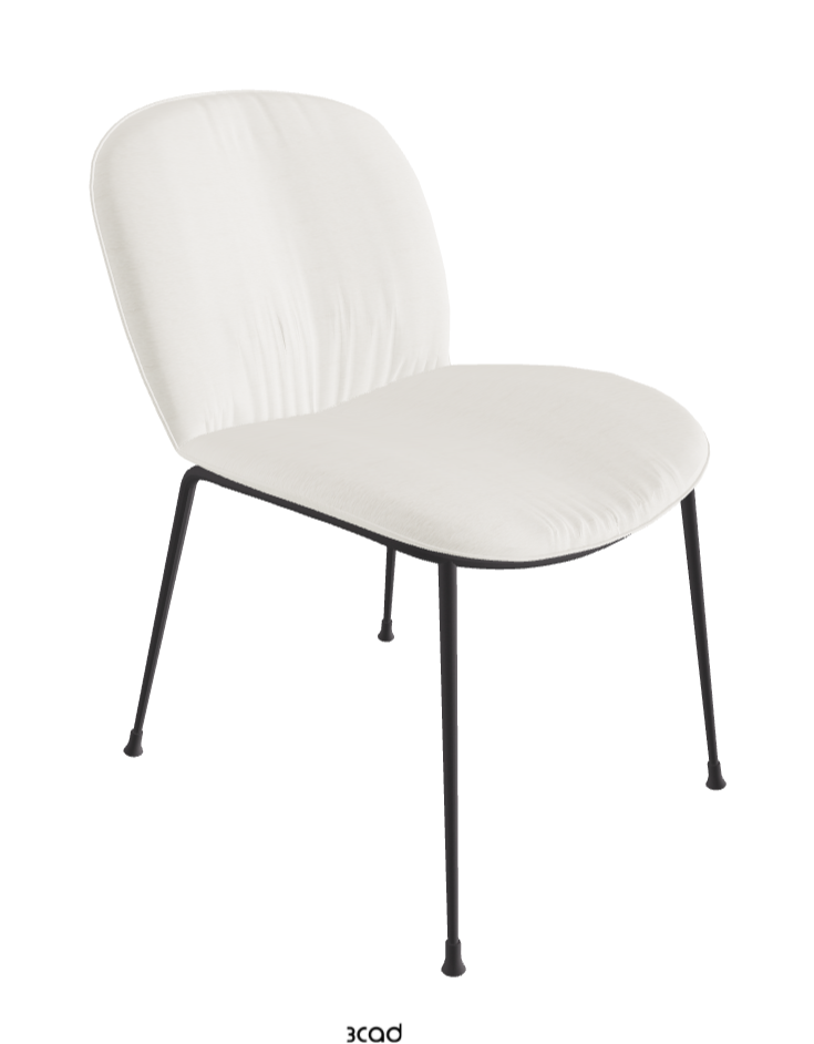 Tina Dining Chair_Graphite Embossed_Fabric_B240