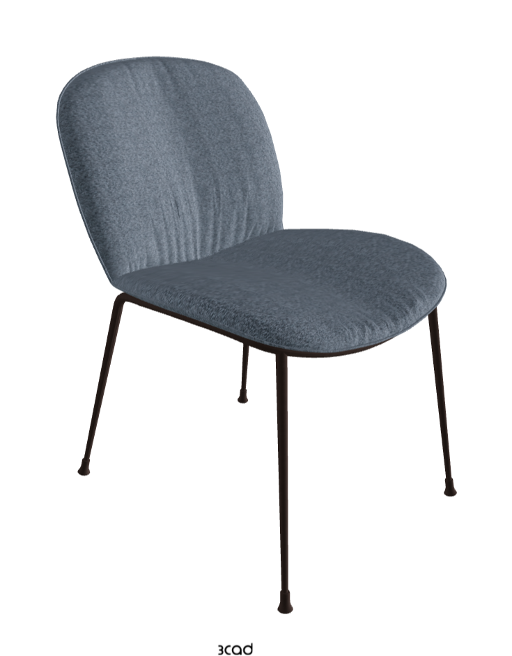 Tina Dining Chair_Bronze Embossed_Fabric_B245