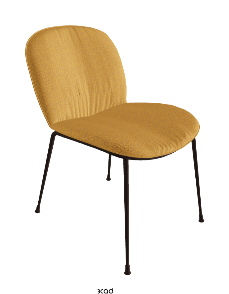 Tina Dining Chair_Bronze Embossed_Fabric_B247