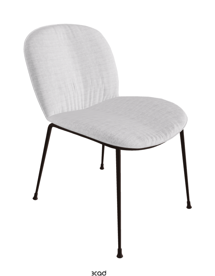 Tina Dining Chair_Bronze Embossed_Fabric_B810