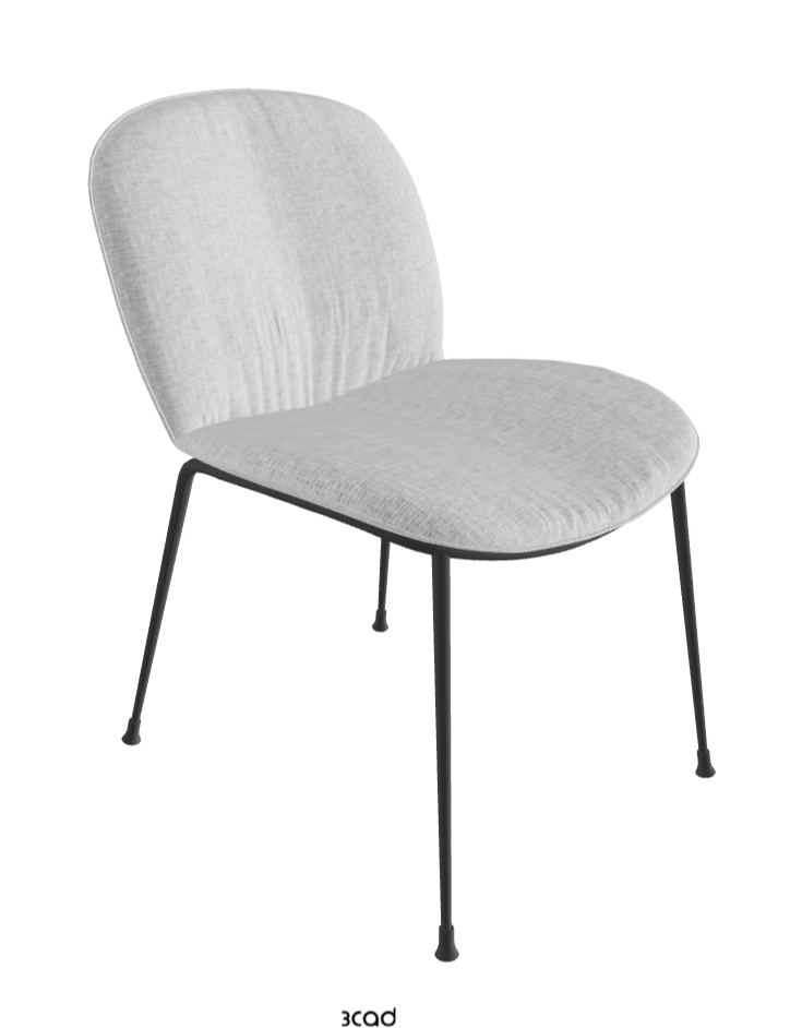 Tina Dining Chair_Graphite Embossed_Fabric_B811