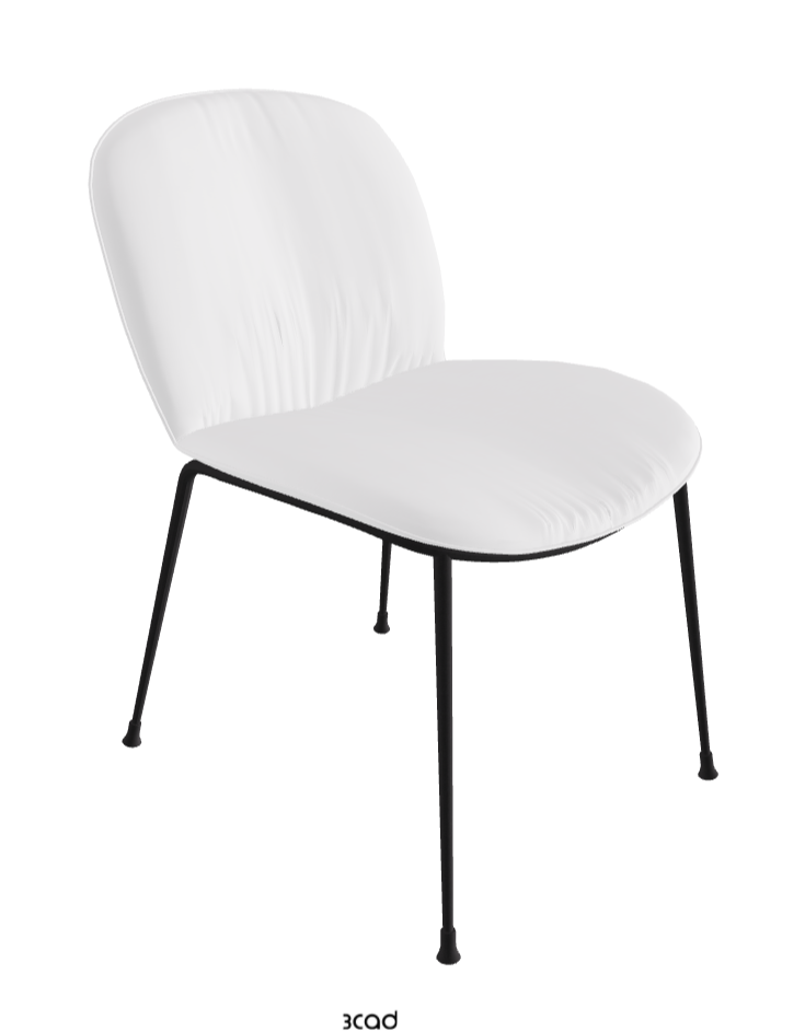 Tina Dining Chair_Black Embossed_Fabric_B920