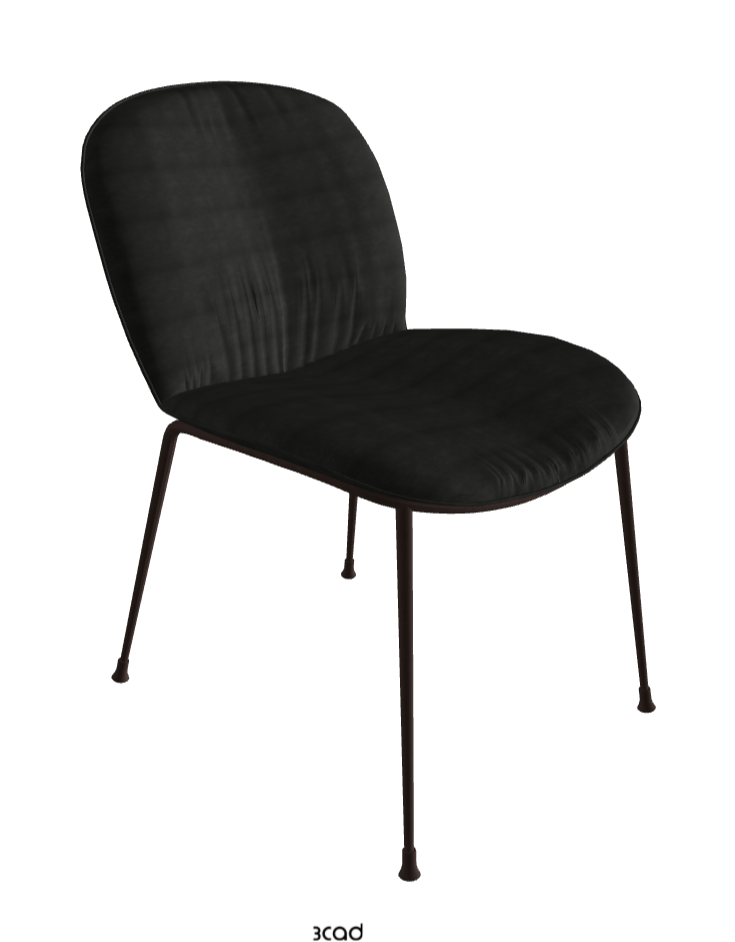 Tina Dining Chair_Bronze Embossed_Fabric_B932