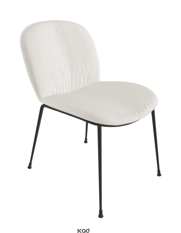Tina Dining Chair_Graphite Embossed_Glove Soft Leather_Dover