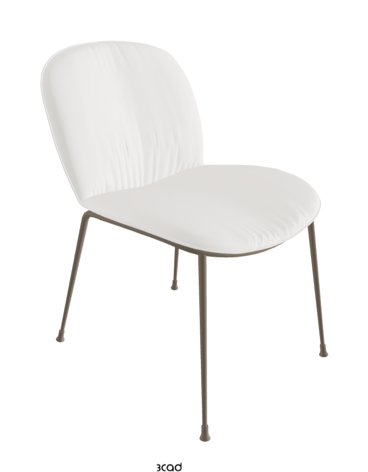 Tina Dining Chair_Titanium Embossed_Soft Leather_Palladio