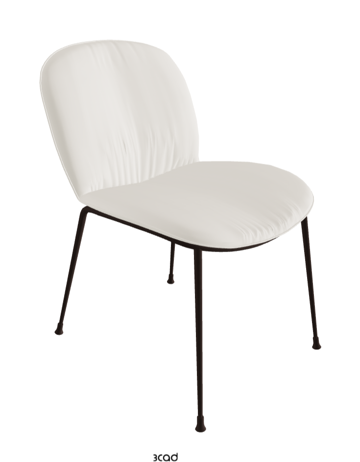 Tina Dining Chair_Bronze Embossed_Soft Leather_Lino