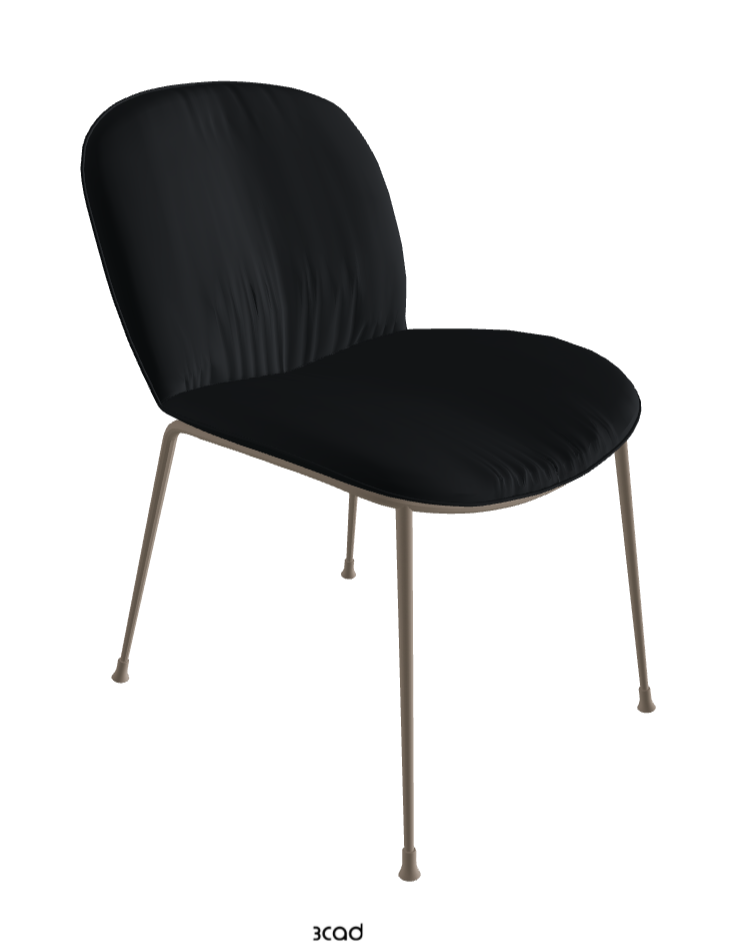 Tina Dining Chair_Titanium Embossed_Soft Leather_Atlantico