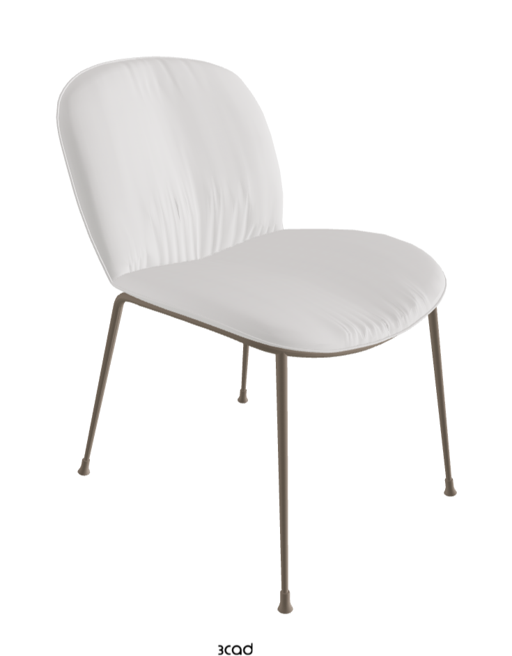 Tina Dining Chair_Titanium Embossed_Soft Leather_Canova