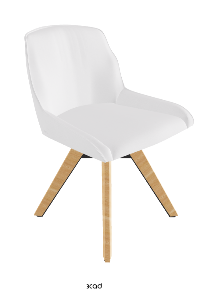 Tyler Swivel Dining Chair_Graphite Embossed_Natural Ashwood_Fabric_B920