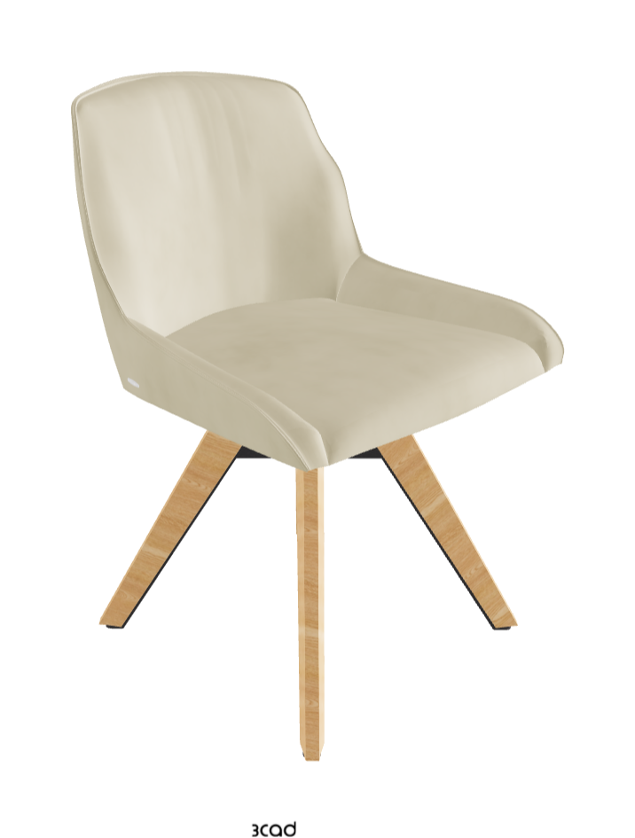 Tyler Swivel Dining Chair_Graphite Embossed_Natural Ashwood_Micro Nubuk_Beige