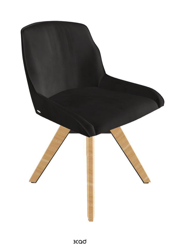 Tyler Swivel Dining Chair_Graphite Embossed_Natural Ashwood_Micro Nubuk_Charcoal