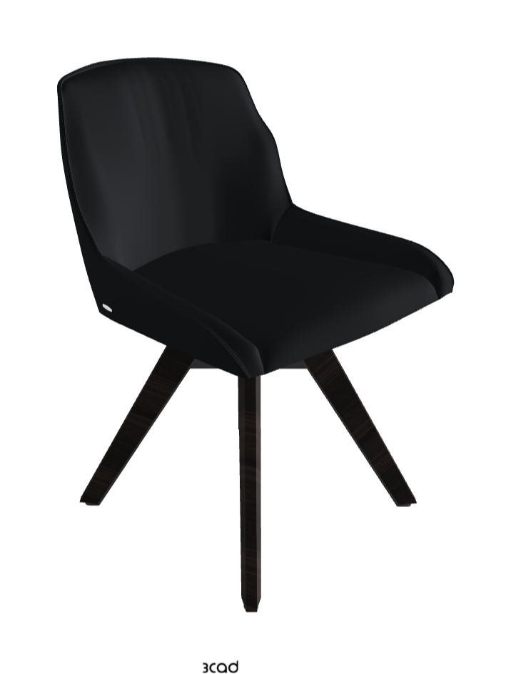 Tyler Swivel Dining Chair_Graphite Embossed_Burned Oak Stained Ashwood_Soft Leather_Atlantico