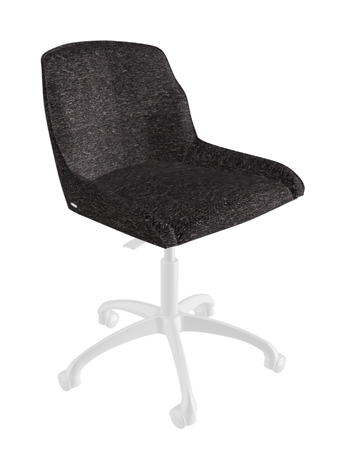 Tyler Wheels Swivel Office Chair_Polished Aluminium_Fabric_B246