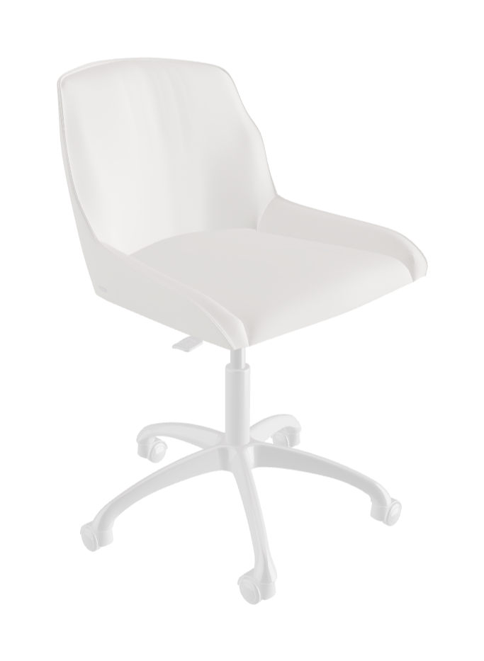 Tyler Wheels Swivel Office Chair_Polished Aluminium_Soft Leather_Palladio