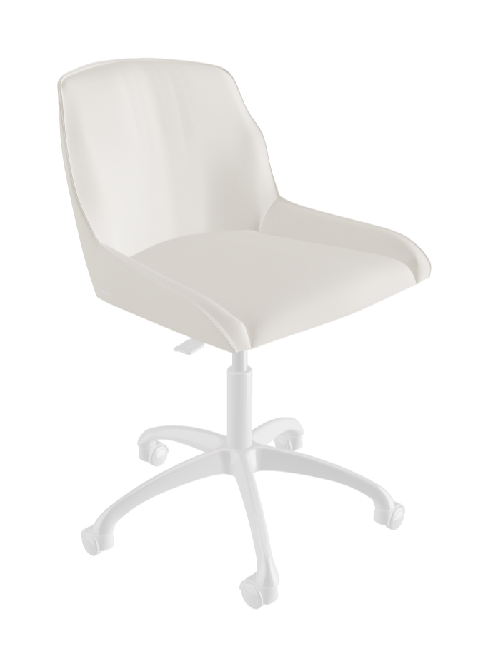 Tyler Wheels Swivel Office Chair_Polished Aluminium_Soft Leather_Lino