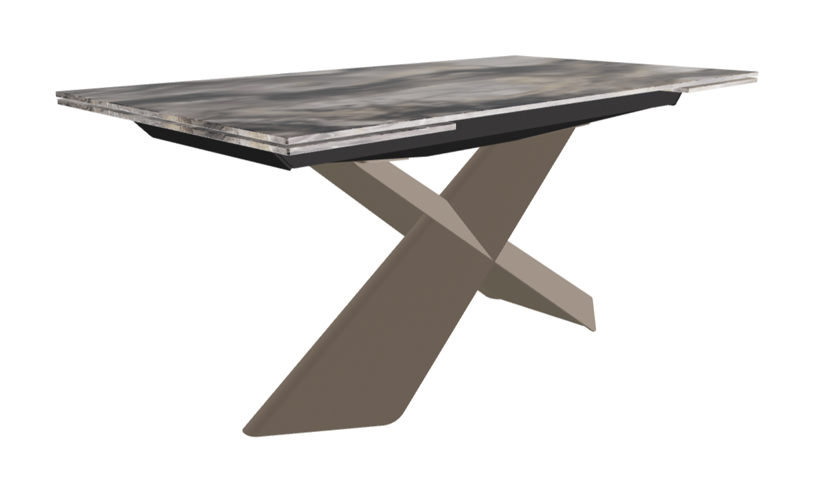 160-236×90×74h_CrystalArt Orobico Marble_Titanium Embossed_Closed