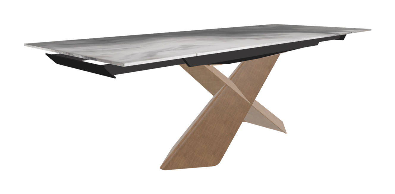160-236×90×74h_CrystalArt CY01_Brushed Bronze_Extended