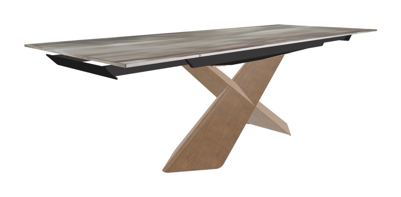160-236×90×74h_CrystalArt CY02_Brushed Bronze_Extended
