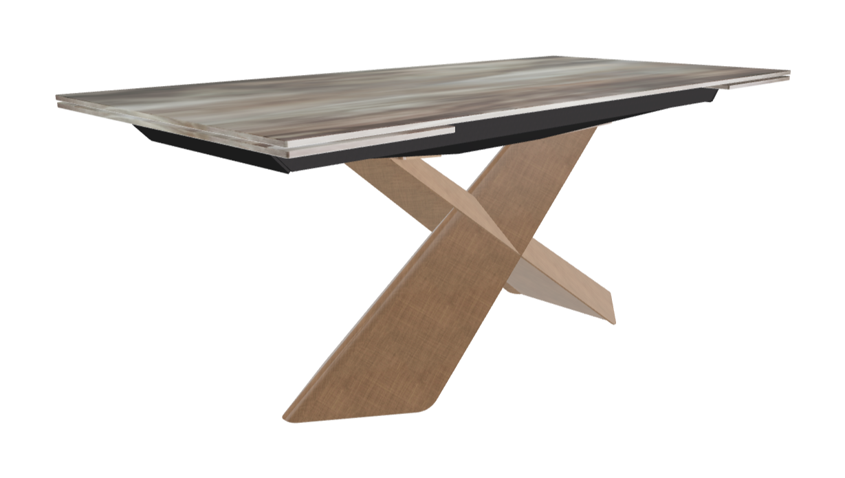 182-258×90×74h_CrystalArt CY02_Brushed Bronze_Closed