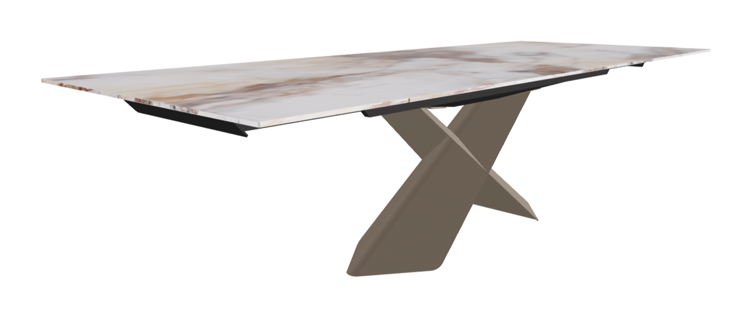 200-294×106×74h_CrystalArt Cotopaxi Marble_Titanium Embossed_Extended