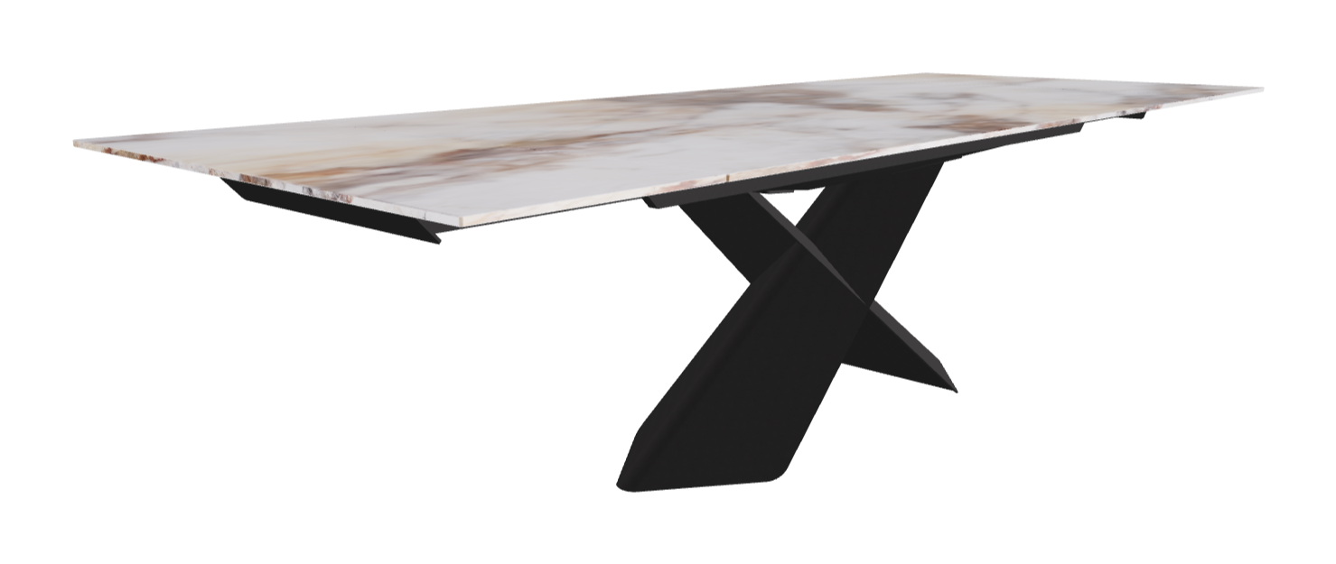200-294×106×74h_CrystalArt Cotopaxi Marble_Black Embossed_Extended