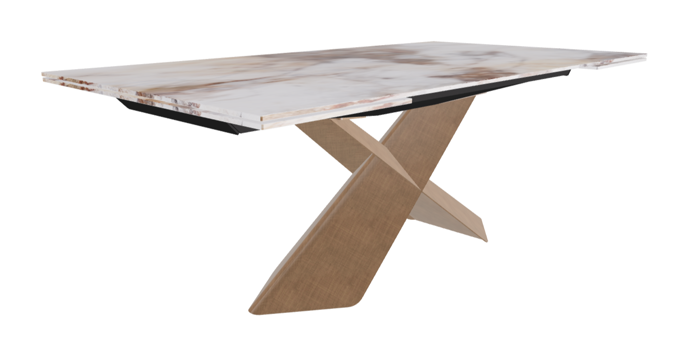 200-294×106×74h_CrystalArt Cotopaxi Marble_Brushed Bronze_Closed