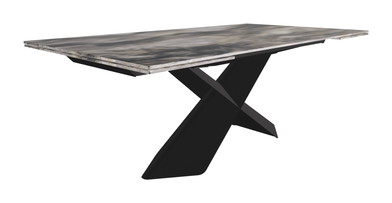 200-294×106×74h_CrystalArt Orobico Marble_Black Embossed_Closed