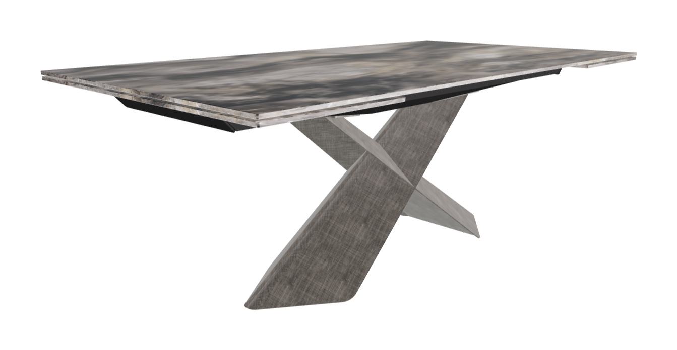 200-294×106×74h_CrystalArt Orobico Marble_Brushed Grey_Closed