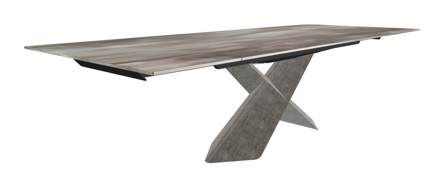 200-294×106×74h_CrystalArt CY02_Brushed Grey_Extended