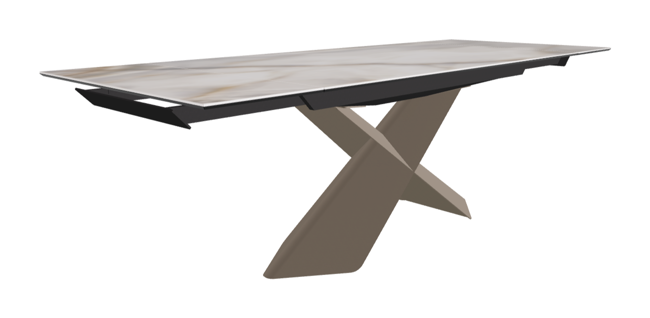 Cattelan Italia Tyron Keramik Drive Rectangular Extendible Dining Table – 160→236x90x74h
