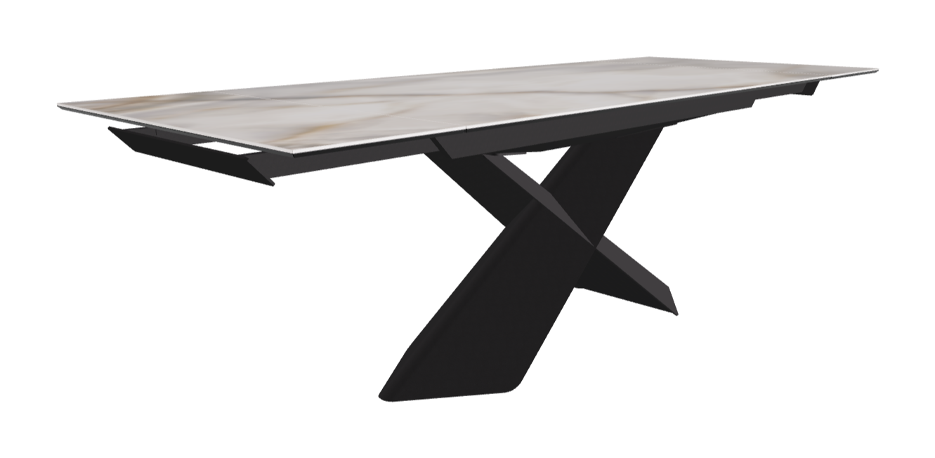 Cattelan Italia Tyron Keramik Drive Rectangular Extendible Dining Table – 160→236x90x74h