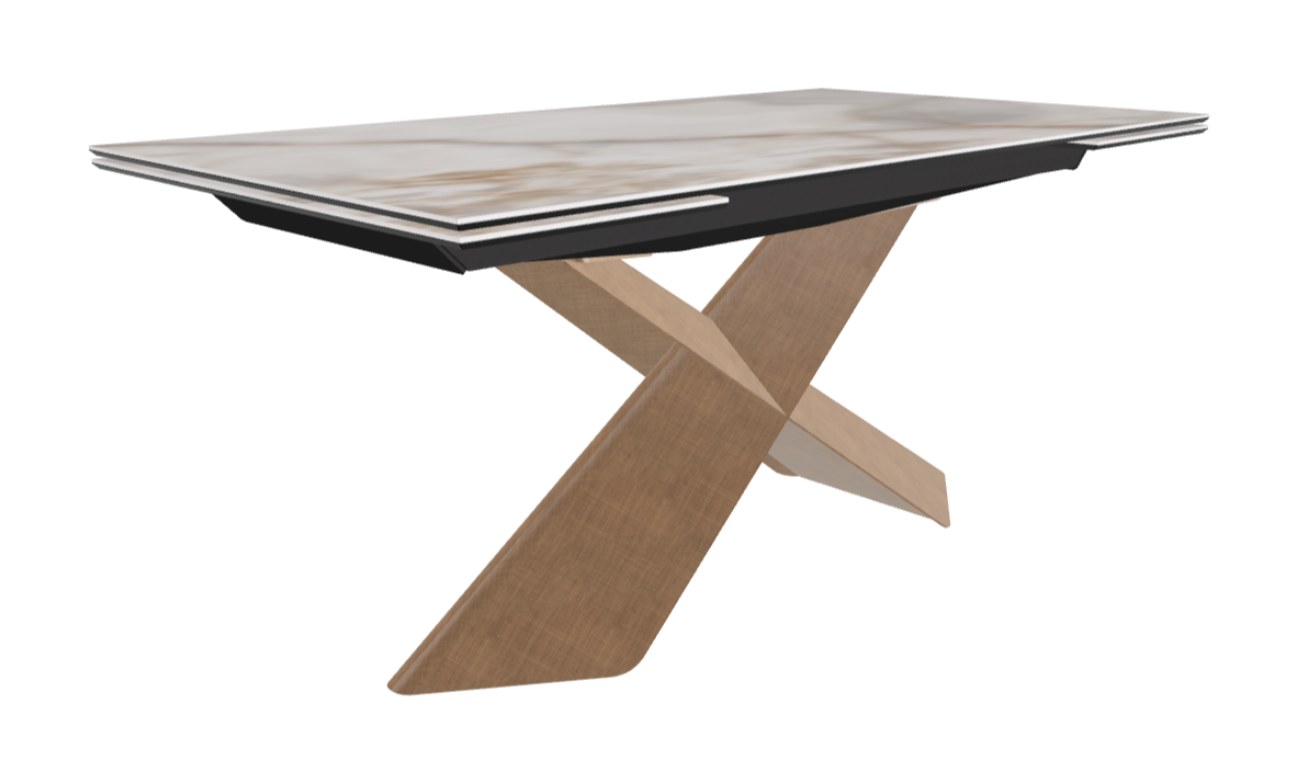Cattelan Italia Tyron Keramik Drive Rectangular Extendible Dining Table – 160→236x90x74h