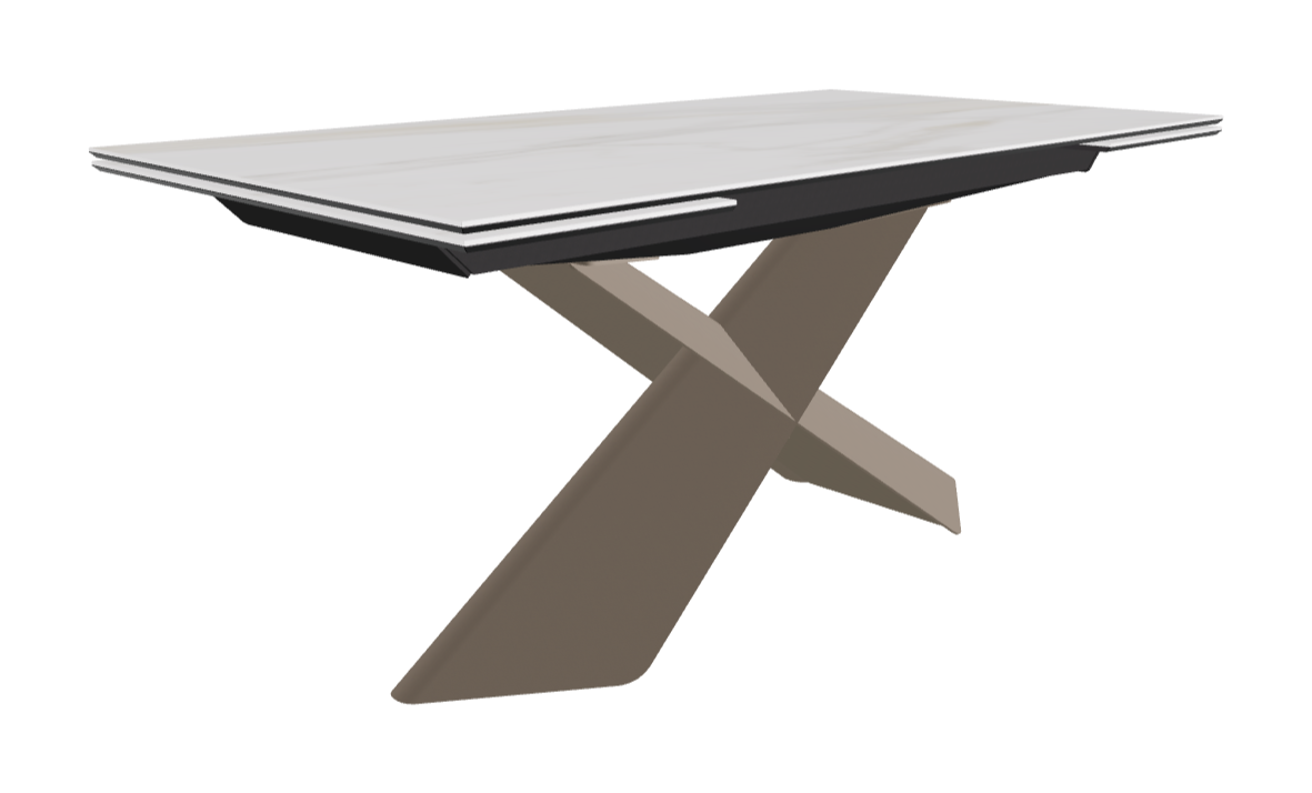 Cattelan Italia Tyron Keramik Drive Rectangular Extendible Dining Table – 160→236x90x74h