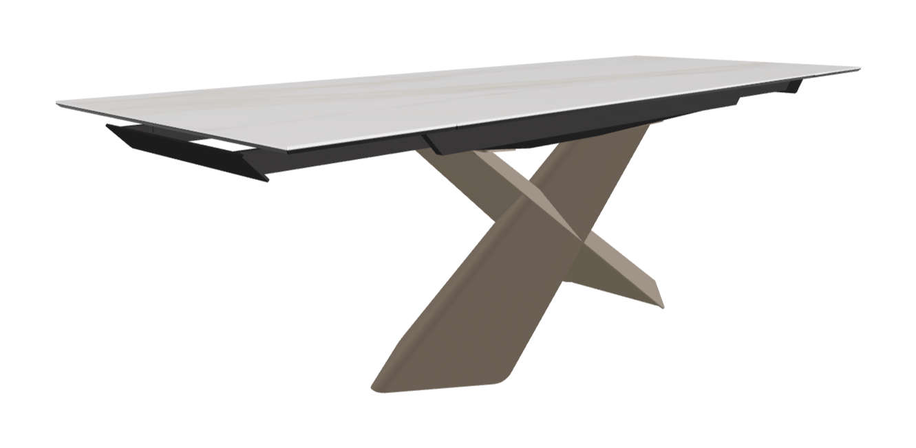Cattelan Italia Tyron Keramik Drive Rectangular Extendible Dining Table – 160→236x90x74h