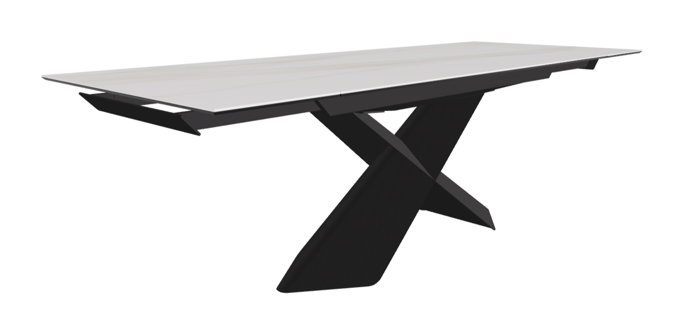 Cattelan Italia Tyron Keramik Drive Rectangular Extendible Dining Table – 160→236x90x74h