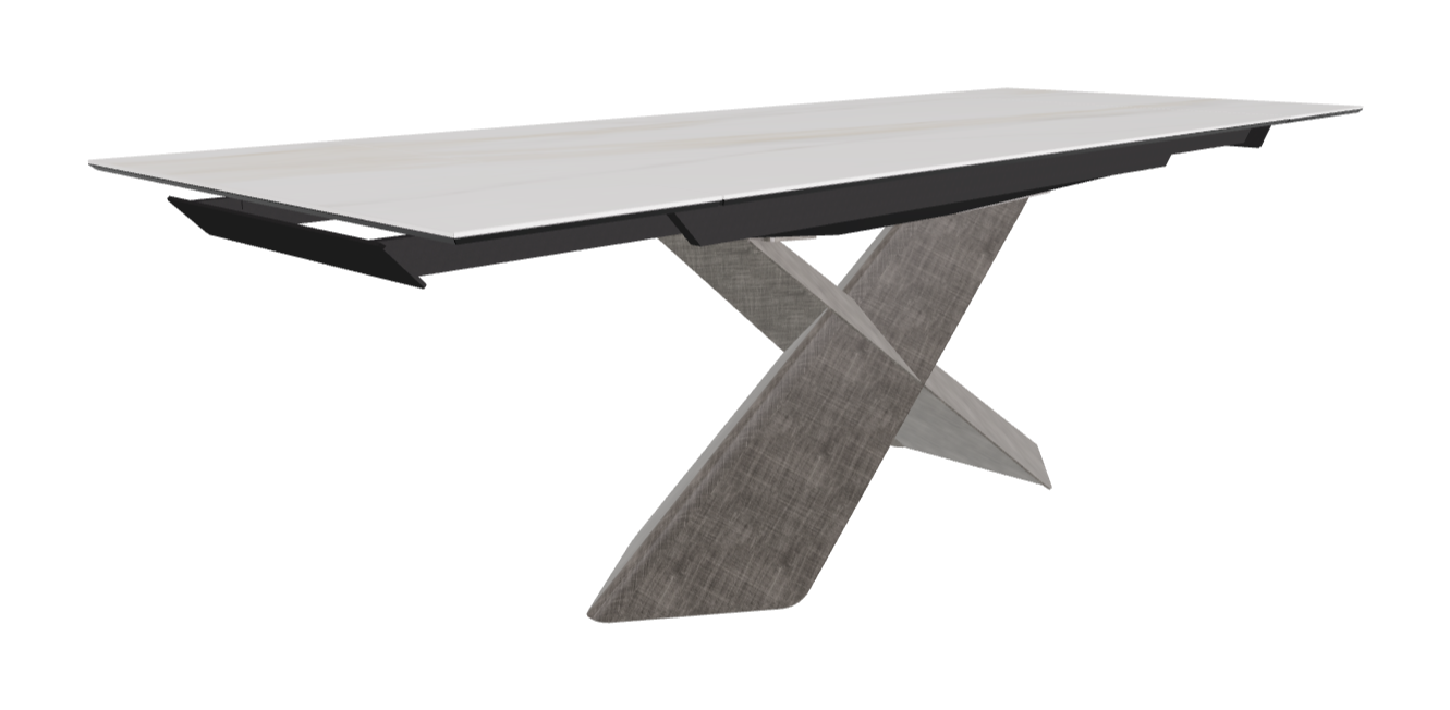 Cattelan Italia Tyron Keramik Drive Rectangular Extendible Dining Table – 160→236x90x74h