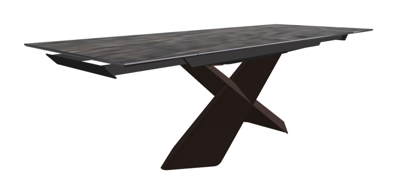 Cattelan Italia Tyron Keramik Drive Rectangular Extendible Dining Table – 160→236x90x74h