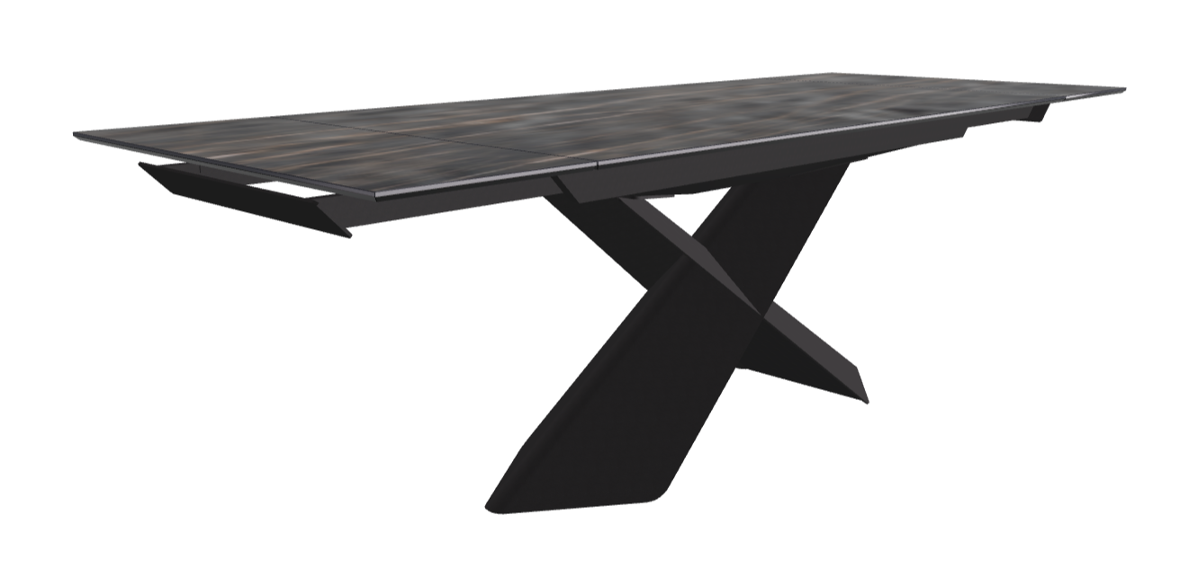 Cattelan Italia Tyron Keramik Drive Rectangular Extendible Dining Table – 160→236x90x74h