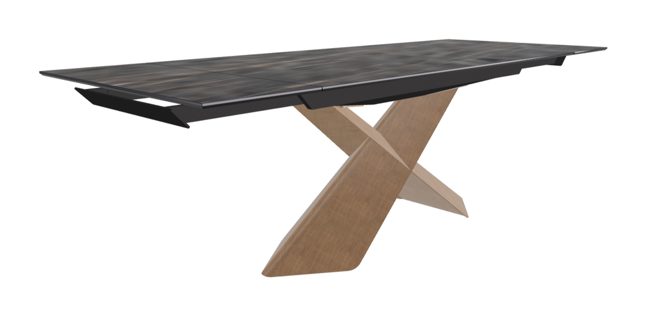 Cattelan Italia Tyron Keramik Drive Rectangular Extendible Dining Table – 160→236x90x74h