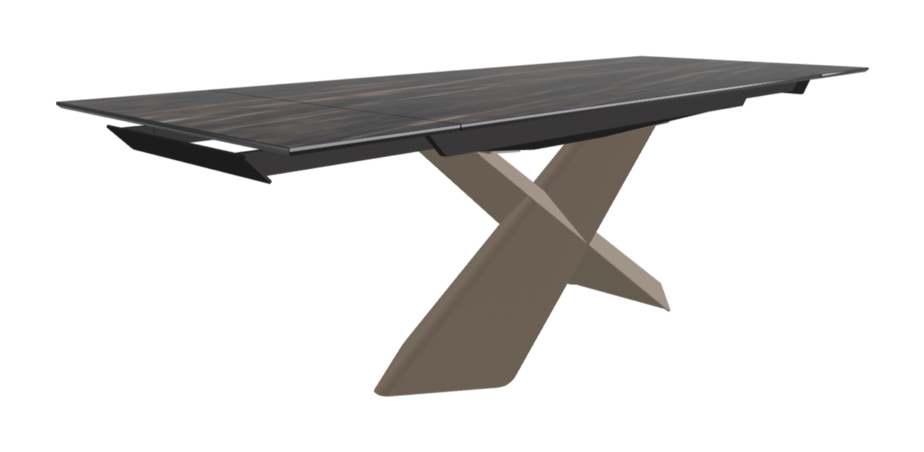 Cattelan Italia Tyron Keramik Drive Rectangular Extendible Dining Table – 160→236x90x74h