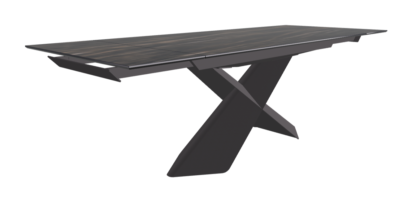 Cattelan Italia Tyron Keramik Drive Rectangular Extendible Dining Table – 160→236x90x74h