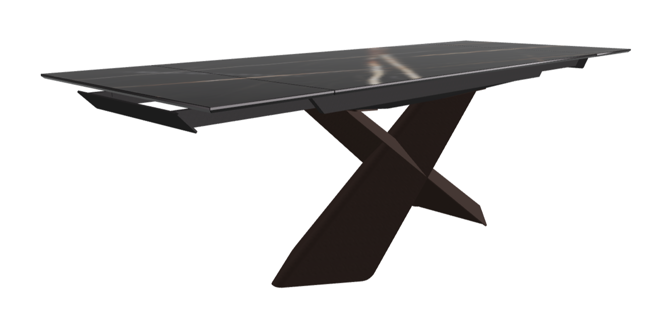 Cattelan Italia Tyron Keramik Drive Rectangular Extendible Dining Table – 160→236x90x74h