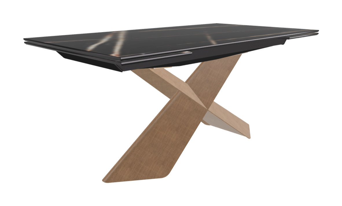 Cattelan Italia Tyron Keramik Drive Rectangular Extendible Dining Table – 160→236x90x74h