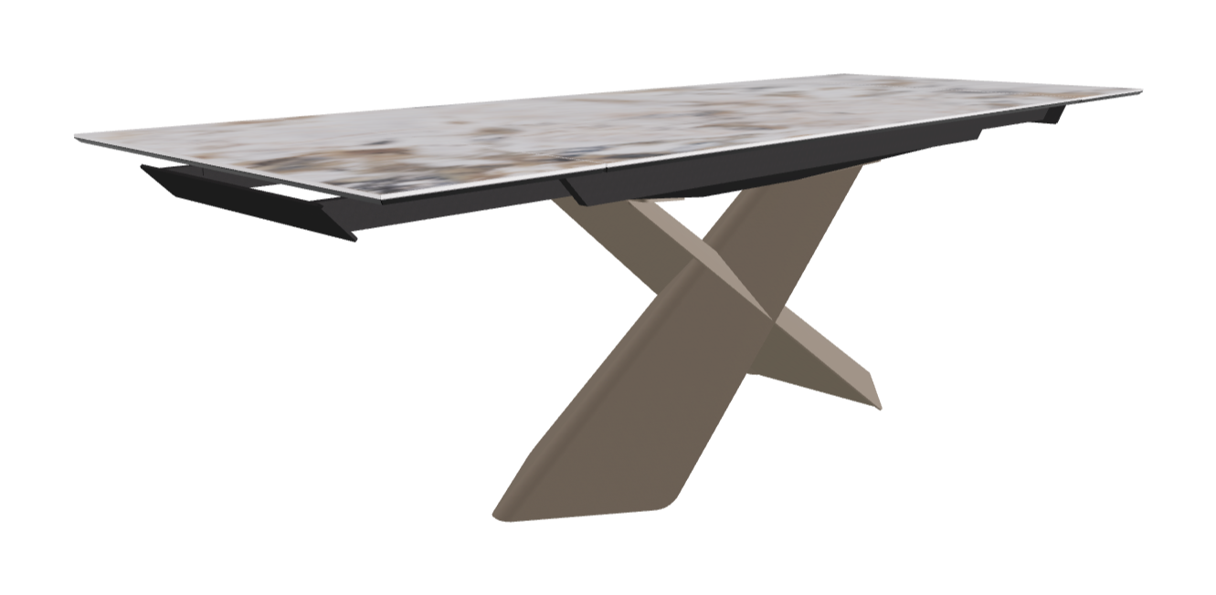 Cattelan Italia Tyron Keramik Drive Rectangular Extendible Dining Table – 160→236x90x74h