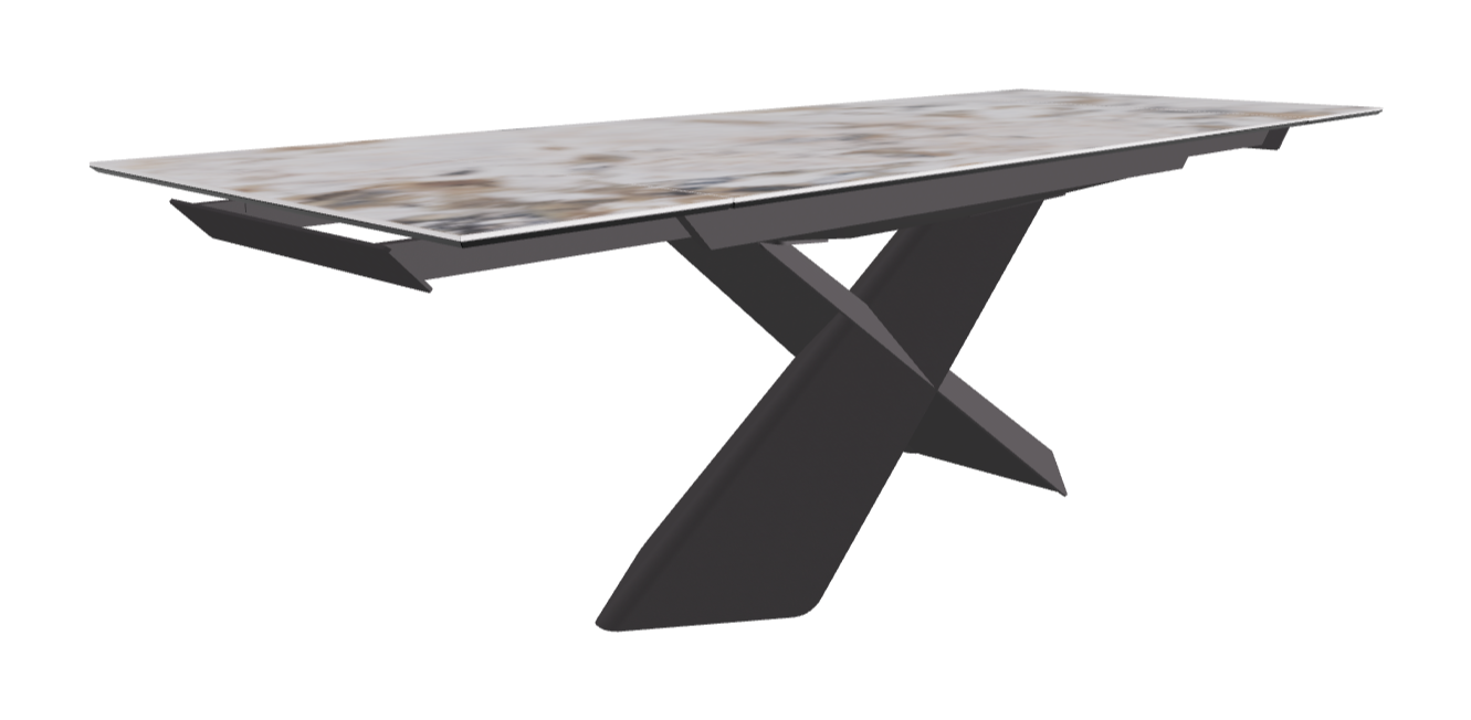 Cattelan Italia Tyron Keramik Drive Rectangular Extendible Dining Table – 160→236x90x74h